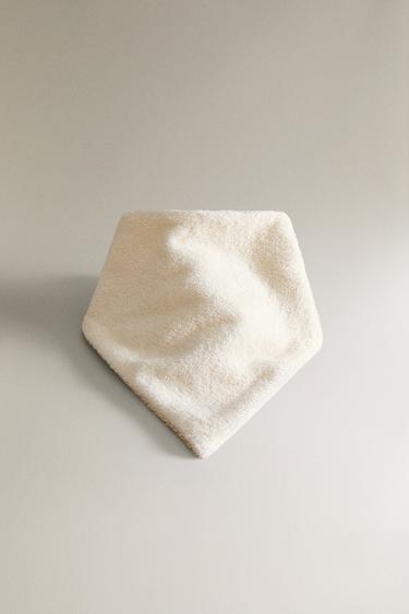 COTTON TERRY STRETCH HEADBAND - Oyster-white by Zara - Image 0