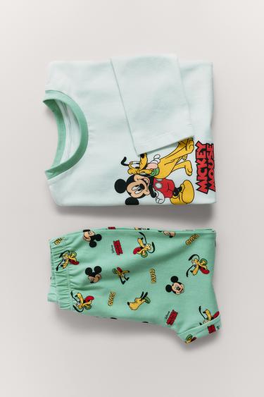 2-6 YEARS/ MICKEY MOUSE © DISNEY T-SHIRT AND TROUSERS PYJAMAS - Ecru by Zara