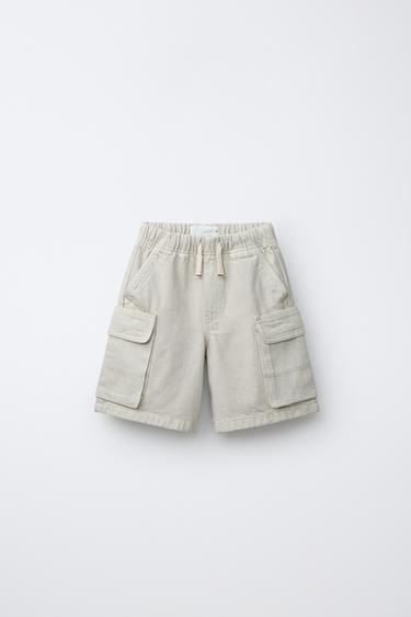 CARGO BERMUDA SHORTS - Sand by Zara