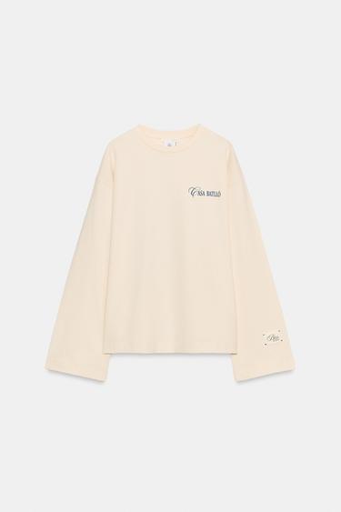 ©CASA BATLLÓ PRINT T-SHIRT - Ecru by Zara