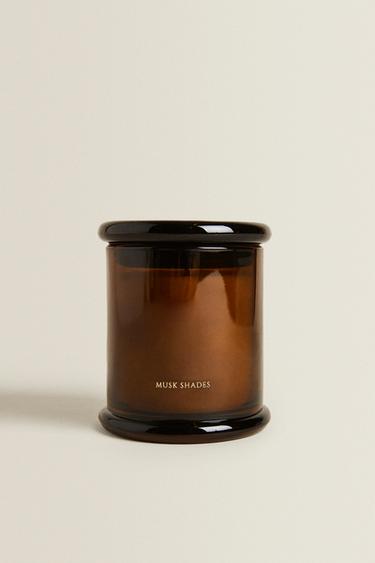 (350 G) MUSK SHADES SCENTED CANDLE - Light yellow by Zara