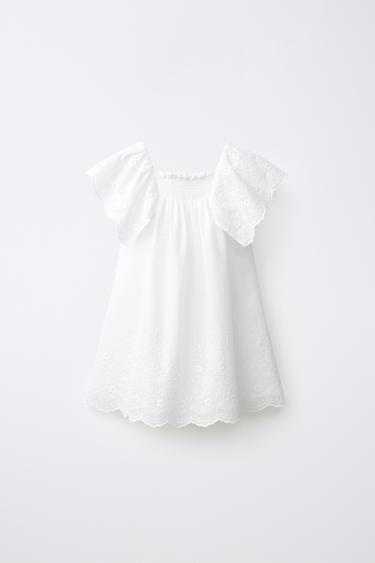 EMBROIDERED DRESS - White by Zara