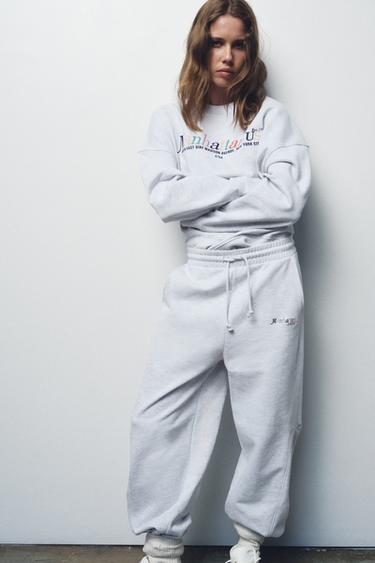 VARSITY SWEATSHIRT - Grey marl by Zara