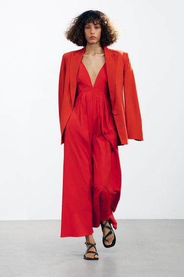 OPEN-BACK DRESS - ZW COLLECTION - Red by Zara - Image 0