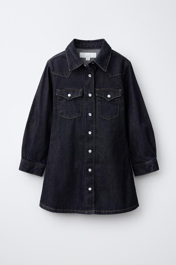 DENIM POCKET DRESS - Blue by Zara - Image 0