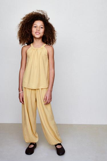 BALLOON TROUSERS - Yellow by Zara