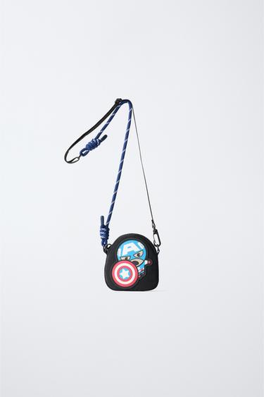 THE AVENGERS © MARVEL CROSSBODY BAG - Black by Zara