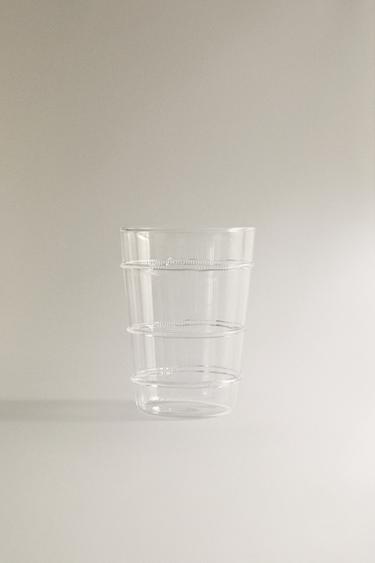 BOROSILICATE TUMBLER WITH LINES - 990 by Zara - Image 0