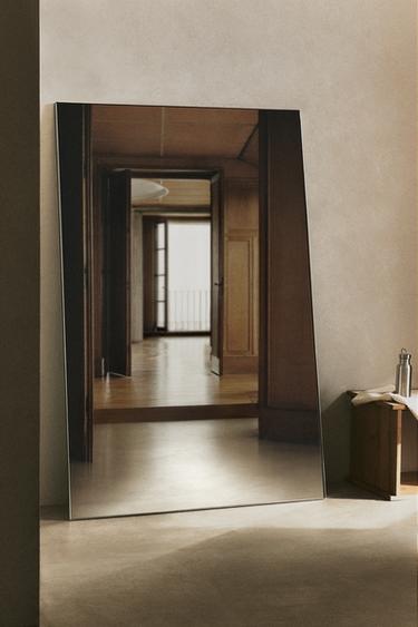 VERTICAL MIRROR WITH SILVER FRAME - P by Zara
