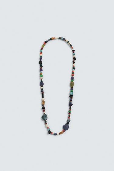 BEADED STONE NECKLACE AARON LEVINE X ZARA - various by Zara