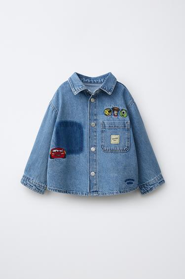 © DISNEY DENIM OVERSHIRT - Mid-blue by Zara