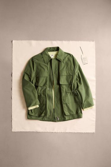 UTILITY TECHNICAL PARKA - Olive green by Zara