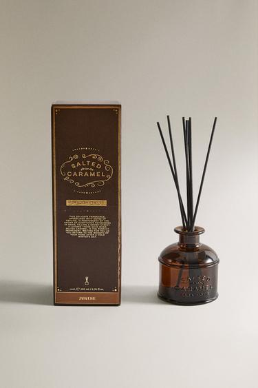 (200 ML) SALTED CARAMEL REED DIFFUSER - Cream by Zara
