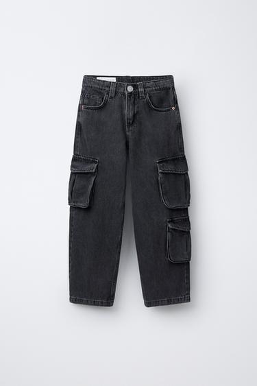 MULTICARGO JEANS - Mid-grey by Zara