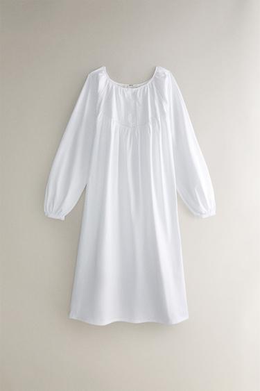 JERSEY NIGHTDRESS - White by Zara - Image 0