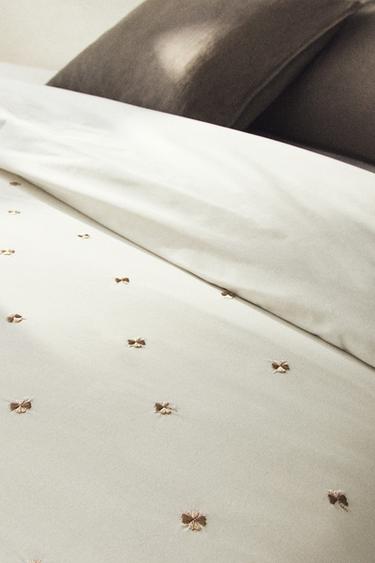 CLOVER DUVET COVER - Gold by Zara