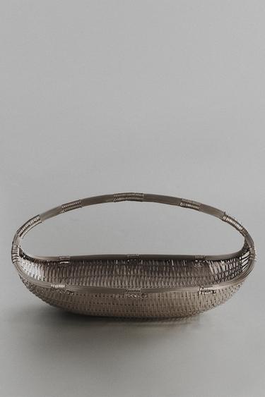 WOVEN METAL BASKET LOW I COLIN KING - P by Zara