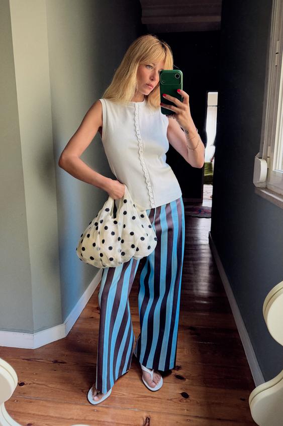 BUTTONED TOP - White by Zara - Image 0