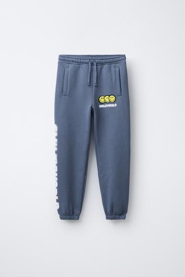 SMILEYWORLD ® JOGGING TROUSERS - Grey / Blue by Zara
