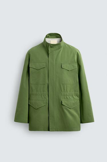 LIMITED EDITION POCKET PARKA - Green by Zara