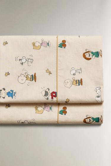 CHILDREN'S PEANUTS™ FLAT SHEET - Multicoloured by Zara
