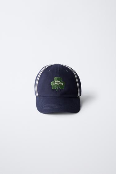 HÔTEL MAGIQUE © X ZARA EMBROIDERED CAP - Blue by Zara - Image 0