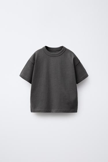 BASIC HEAVY WEIGHT T-SHIRT - Anthracite grey by Zara