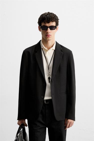 COMFORT SLIM FIT BLAZER - Black by Zara