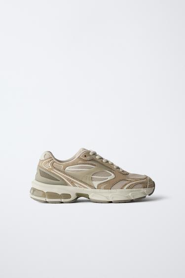 MULTI-PIECE SNEAKERS - Brown by Zara - Image 0