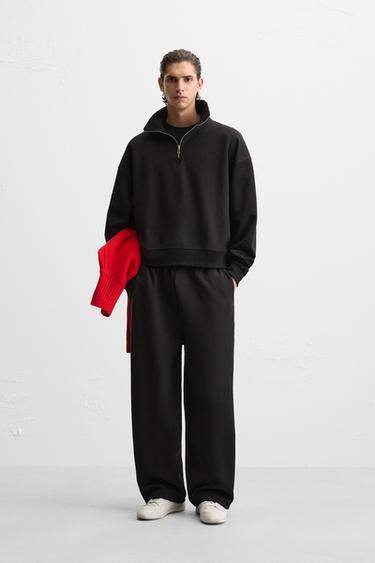 RELAXED FIT TECHNICAL JOGGER TROUSERS - Black by Zara - Image 0