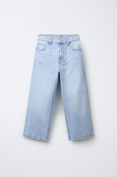 BAGGY DENIM TROUSERS - Light blue by Zara