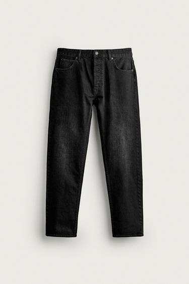 REGULAR FIT JEANS - Black by Zara