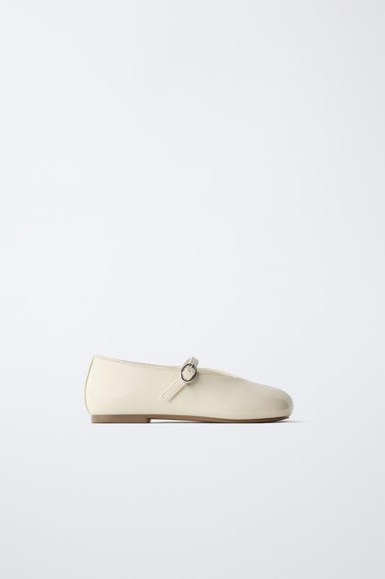 CLASSIC BALLET FLATS - Ecru White by Zara - Image 0
