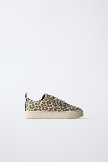 ANIMAL PRINT SNEAKERS - Leopard by Zara - Image 0