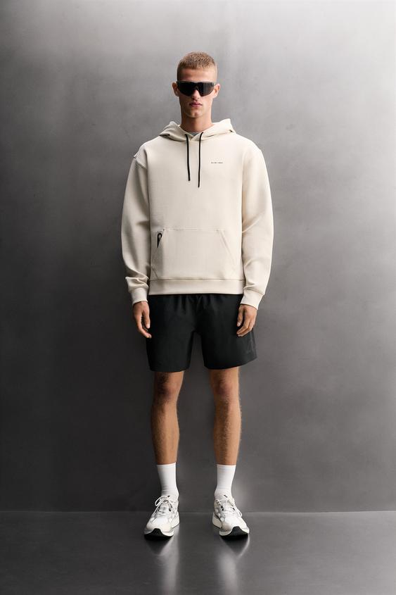 TECHNICAL HOODIE - ecru-white by Zara - Image 0