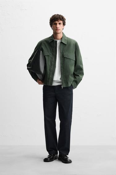 LIGHTWEIGHT JACKET WITH POCKETS - Green by Zara - Image 0