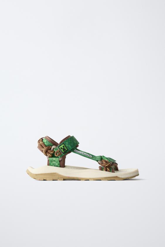 MINECRAFT © MOJANG AB. ™ TECHNICAL SANDALS - Multicoloured by Zara - Image 0