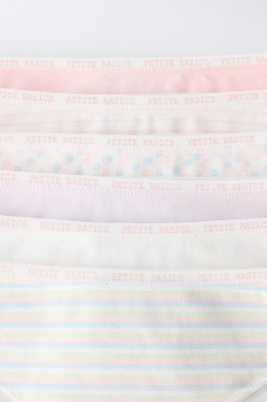 6-14 YEARS/ 6-PACK OF STRIPED AND FLORAL BRIEFS - Multicoloured by Zara