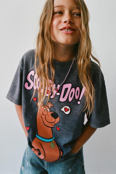 SCOOBY DOO ™ WASHED-EFFECT T-SHIRT - Anthracite grey by Zara