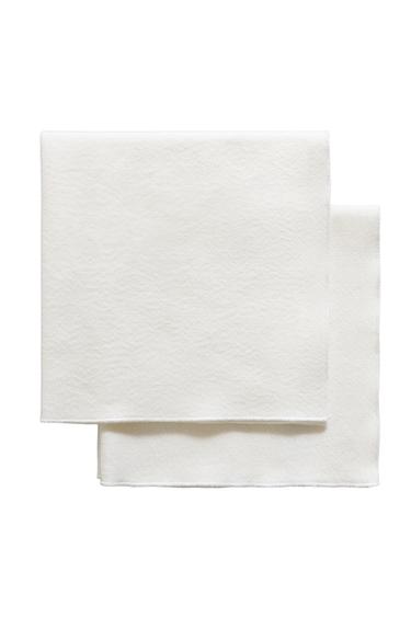 COARSE COTTON NAPKINS (PACK OF 2) - White by Zara