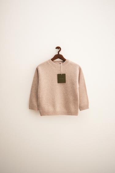 ZARA TIMELESS - CASHMERE KNIT JUMPER - Ecru by Zara