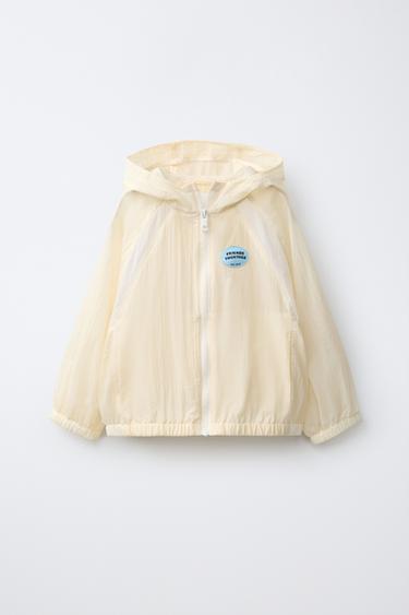 LIGHTWEIGHT RAINCOAT WITH LABEL - Yellow by Zara