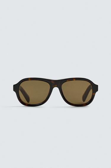 SQUARE SUNGLASSES - Tortoiseshell by Zara