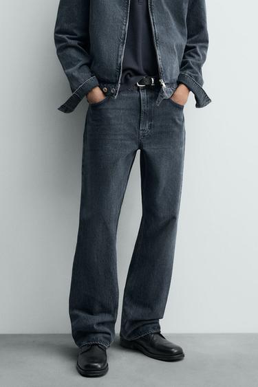 FLARE FIT JEANS - Midnight blue by Zara