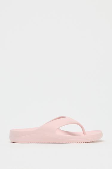 THONG SANDALS - Pink by Zara