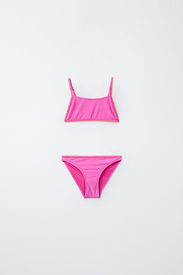 AGE 6–14: SPARKLY BIKINI - Fuchsia by Zara