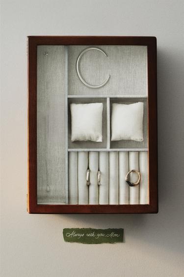 MEDIUM WOODEN JEWELLERY BOX - Brown by Zara