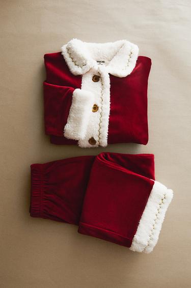 CHILDREN'S FATHER CHRISTMAS COSTUME - Red by Zara
