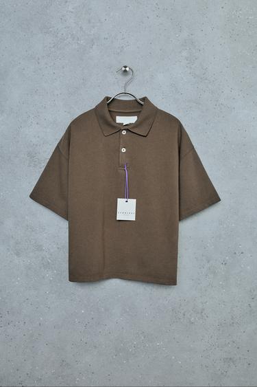 STORIESZ - PLAIN POLO SHIRT - Brown by Zara