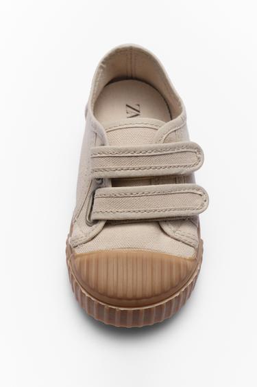 COTTON PLIMSOLLS - Ecru White by Zara